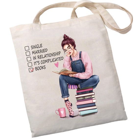 Екошопер Букопт BK4068 "BOOKS - джерело знань" бежевий
