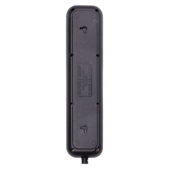 Мережевий фільтр 2.8 м подовжувач на 4 розетки з 3 USB 1 Type-C та кнопкою відключення HP-5-13MF | Зображення 3