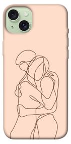 Чохол з картинкою Couple line для Apple iPhone 15 Plus (6.7")