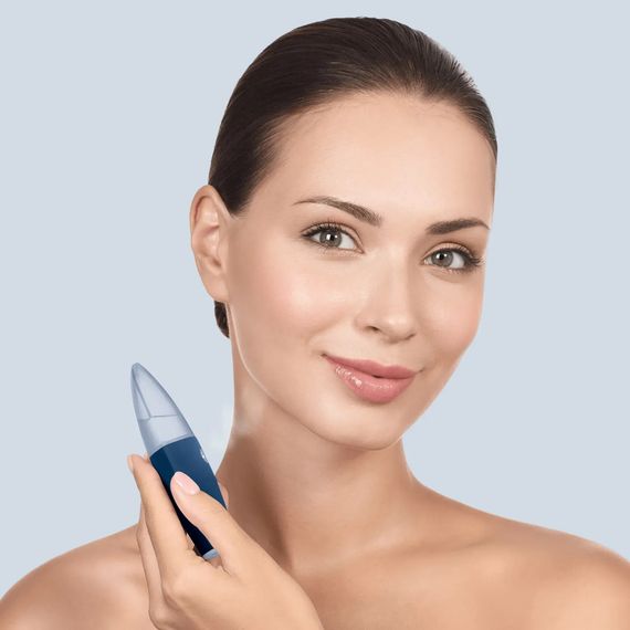Зволожувач для шкіри обличчя GESKE Facial Hydration Refresher 4 in 1 gray, Синій | Зображення 3