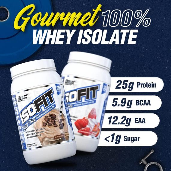 Протеин Nutrex Research IsoFit 993 g (Chocolate Shake) | Зображення 2