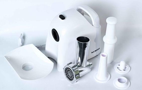 Мясорубка электрическая KUMTEL HMG-03 White 1000 Вт белая | Зображення 1
