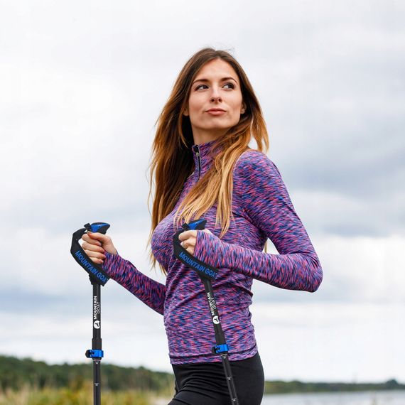 Трекінгові палиці Mountain Goat Pro+ 43-130 см MG0007 Black/Blue (P-5907739318244) | Зображення 9