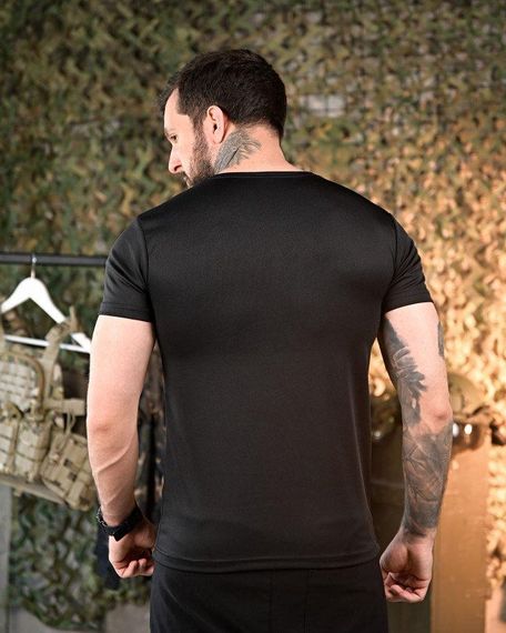 Тактична водовідвідна футболка Штурмуй black ПП7898 | Зображення 2