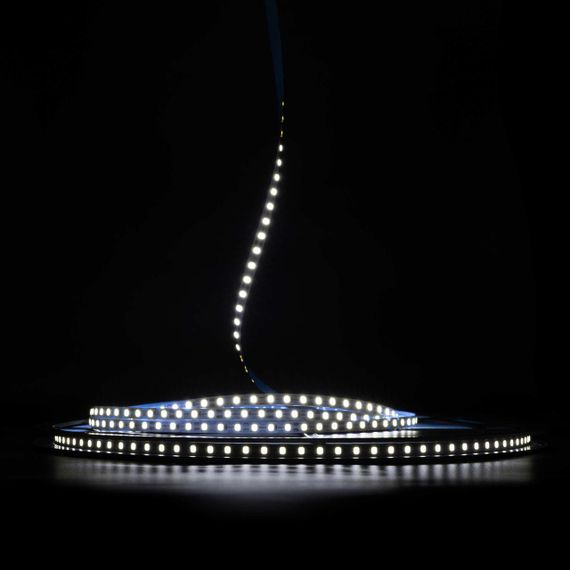 Світлодіодна LED стрічка PROLUM 12V IP20 2835\120 6ММ 50M S-TYPE Series S Холодний-білий (9000-10000 | Зображення 1