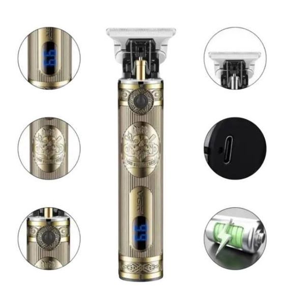 Тримір акумуляторний для стрижки волосся VGR V-948 Золотий