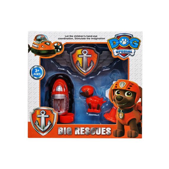 Игровая фигурка героя "Щенячий патруль: Зума" HS-2390(Orange) оранжевый, с аксессуарами