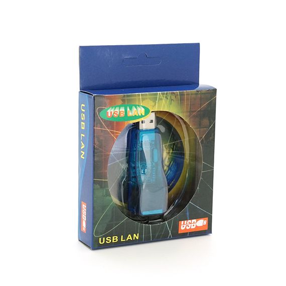 Контролер USB 2.0 to Ethernet - Мережевий адаптер 10/100Mbps, Blue, BOX | Зображення 2