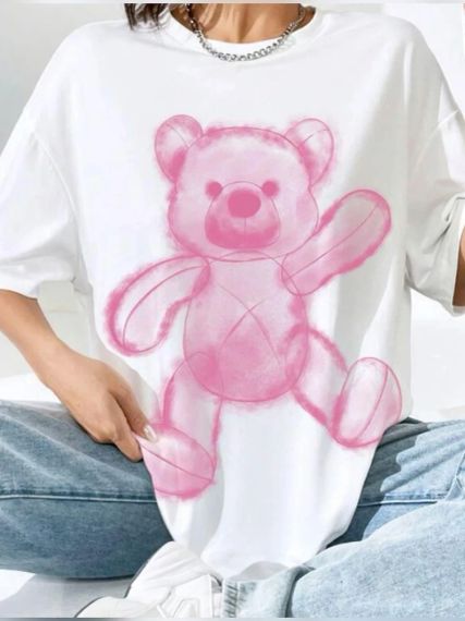 Футболка жіноча з принтом повсякденна XL Білий