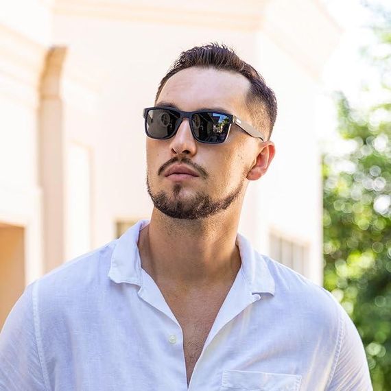 Окуляри Perkanion поляризовані сонцезахисні UV400 захист класичні дизайнерські модні сонцезахисні окуляри | Зображення 4