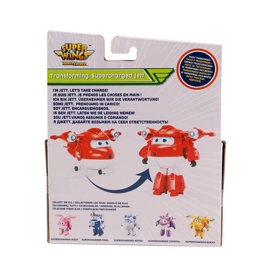 Игровая фигурка-трансформер Super Wings Transforming-Supercharge Jett, Джетт (EU740283) | Зображення 6