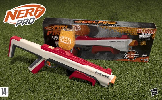 Бластер NERF Pro Gelfire Raid Blaster Дробовик Нерф Про Гельфайр Рэйд шарики орбизы Оригинал Hasbro | Зображення 1