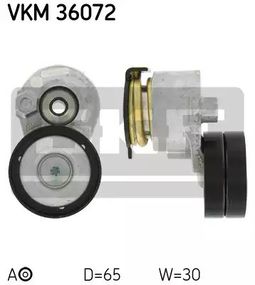 Натяжной ролик поликлинового ремня RENAULT MEGANE, SKF (VKM36072)