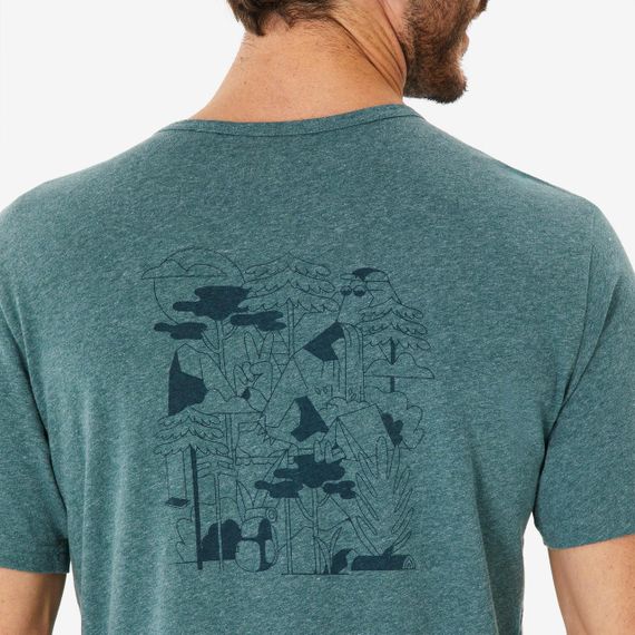 Футболка чоловіча NH100 блакитна - M. | Зображення 3