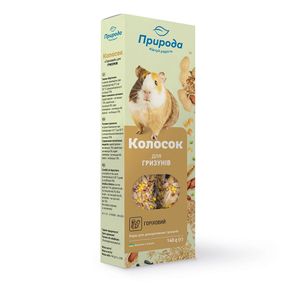 Ласощі Природа Колосок для гризунів горіховий 140 г