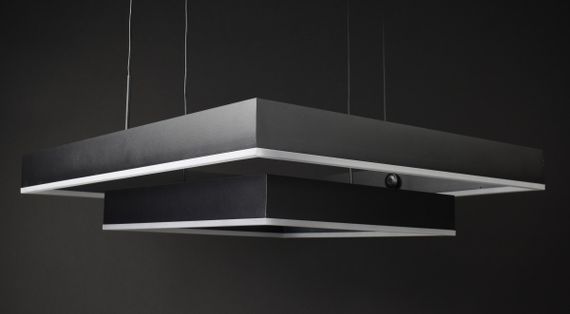 Люстра світлодіодна підвісна LED світильник для квартири на стелю лед 27897 Чорний 20-150х60х60 см. | Зображення 4