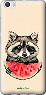 Чохол на Xiaomi Mi5 Єнотик з кавуном "4605u-180-2448"