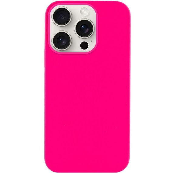 Чохол Silicone Case Full Protective (AA) NO LOGO для Apple iPhone 14 Pro Max (6.7") Рожевий / Barbie pink