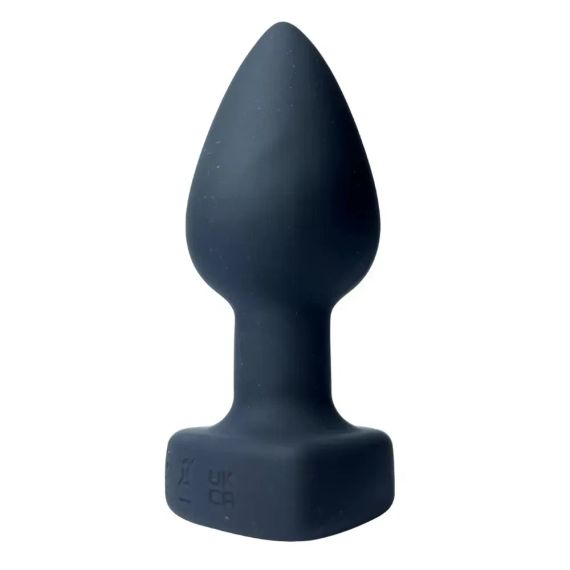 Анальна вібропробка з пультом Passion Play з червоним каменем у формі серця, 28 режимів, чорна sexstyle | Зображення 3