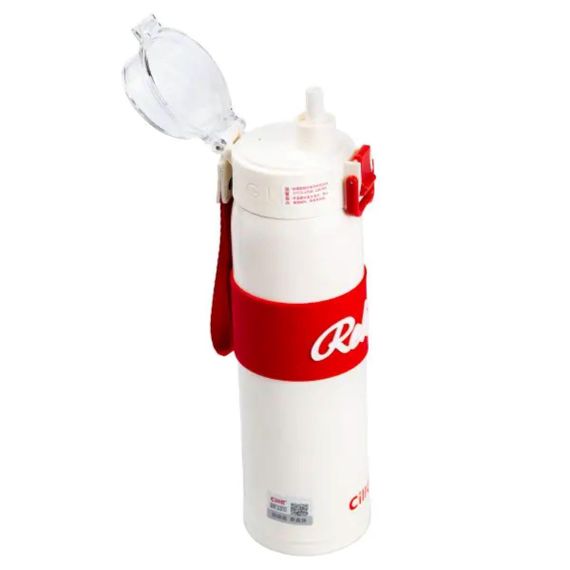 Термос Relax з поїлкою з металевою колбою 520 мл Білий HP17304W | Зображення 1