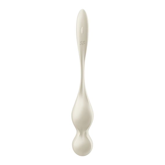 Вагінальні смарт-кульки з вібрацією Satisfyer Love Birds 1 Connect App White, 78 г | Зображення 4