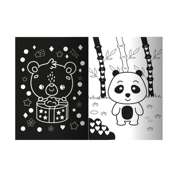 Детская книжечка с неоновыми стикерами "Потешное королевство" РМ-69-04 | Зображення 1