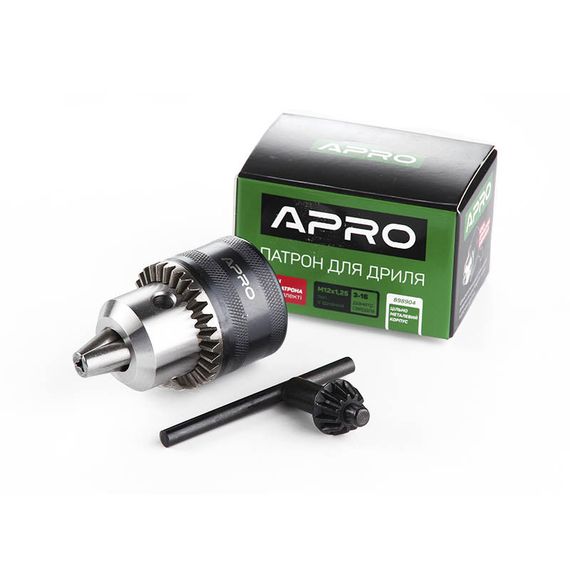 Патрон для дрели с ключом M12*1,25, 3,0-16мм APRO | Зображення 1