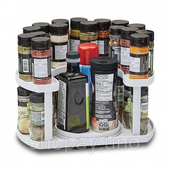 Спецовница Spice Spinner Two-Tiered Spice Organizer, Поворотная подставка для специй, Карусель для специй MA-36