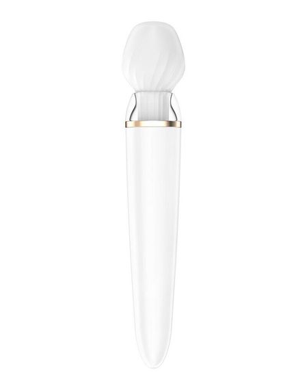 Смарт вібромасажер Satisfyer Double Wand-er — змінна насадка, глибока вібрація, керування зі смартфона | Зображення 2