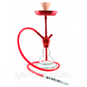 Кальян Kaya ELOX 480 BORO Clear Pyramid Cut Red 2S