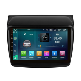 Штатна магнітола Cyclone C9 CPL GSM. 2+32GB. CARPLAY. 4G Mitsubishi Pajero Sport 2008-2015