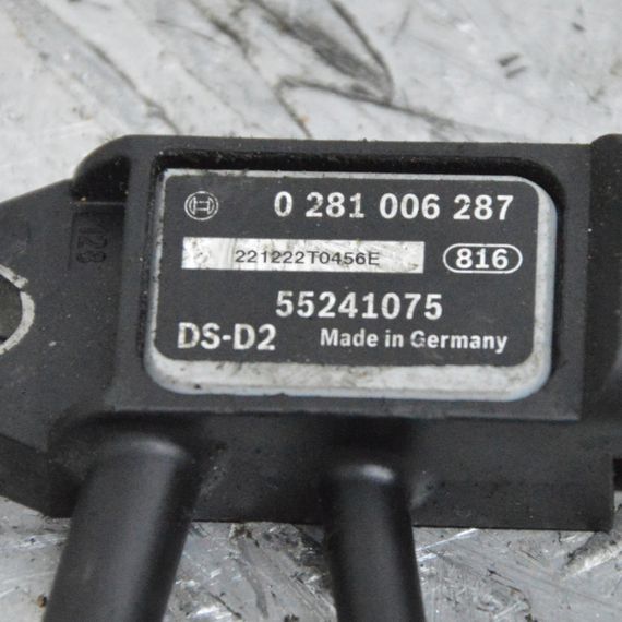 Датчик тиску вихлопних газів Fiat 500 Bravo Doblo Ducato Punto Panda Tipo 2006-2024 Фіат 0281006287 | Зображення 1