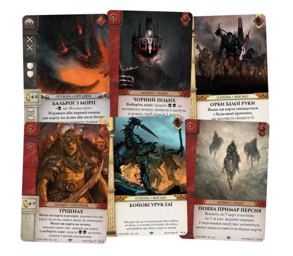 Настільна гра Війна Персня. Карткова гра. Проти тіні (доповнення) | Зображення 2