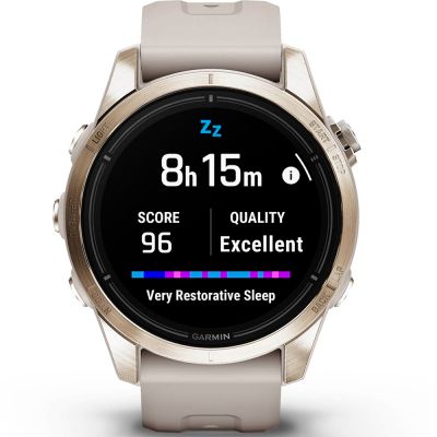 Смарт-часы Garmin EPIX PRO (g2), 42mm, Saph, Soft Gold SS, Lt. Sand, GPS смарт (010-02802-11) | Зображення 1