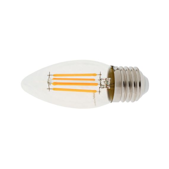 Светодиодная лампа E27 6W WW C35 COG 220V | Зображення 1