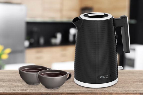 Електрочайник EСG RK 1751 Stripe 1.7 л чорний | Зображення 8