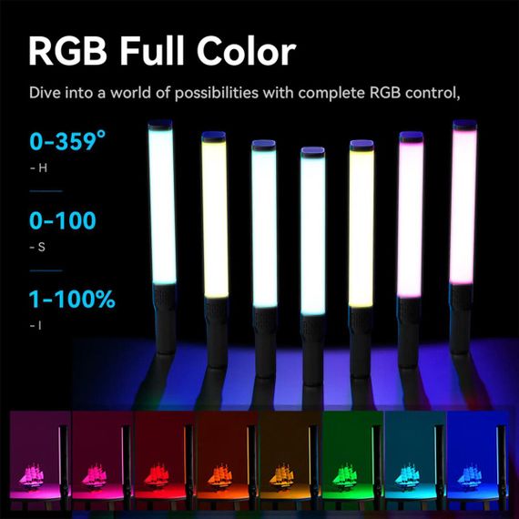 Відеосвітло Ulanzi Vijim VL360 RGB Led Light (L058GBB2 VL360 RGB) | Зображення 7