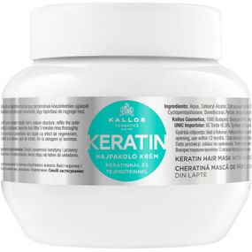 Маска для волос Kallos Cosmetics Keratin Восстанавливающая с кератином и молочным протеином 275 мл
