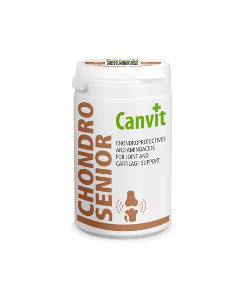 Витамины для здоровья суставов у стареющих собак Canvit Chondro Senior, 230 гр