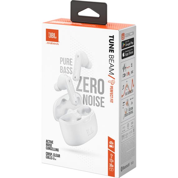 Гарнітура JBL TUNE BEAM White (JBLTBEAMWHT) | Зображення 9