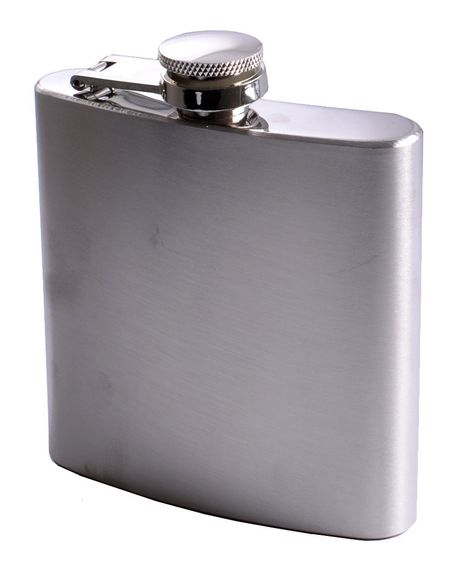 Фляга из пищевой нержавеющей стали (глянец/чистая) A6OZ