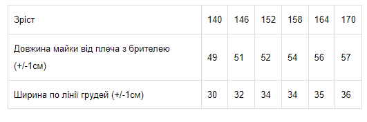 Майка на бретелях для дівчинки (підліткова) Носи своє 140 Сірий (p-6753-66515) | Зображення 2