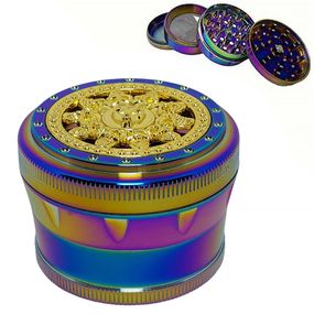 Гриндер Для Помола Травы И Табака 63мм "Rainbow Grinder Wolves”
