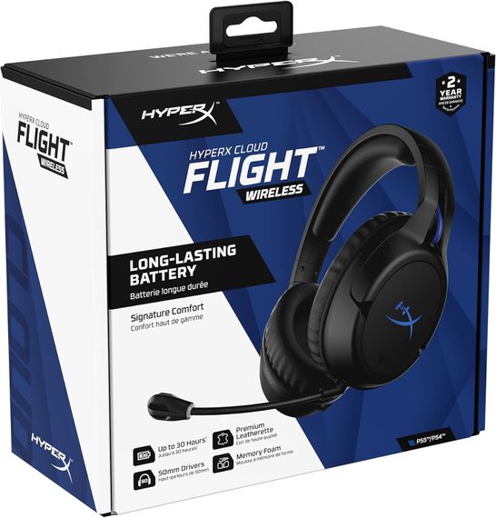 Бездротова ігрова гарнітура HyperX Cloud Flight Playstation (4P5H6AA) | Зображення 1