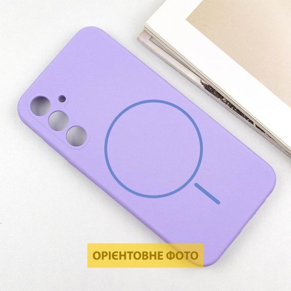 Чохол Silicone Cover Lakshmi Full Camera (AA) with MagFit для Samsung Galaxy S25 Edge Бузковий / Dasheen | Зображення 1