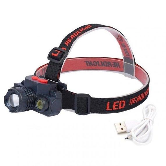 Перезарядний налобний ліхтар Head Lamp Bailong BL-1805, Ліхтар акумуляторний для риболовлі HA-18 | Зображення 6