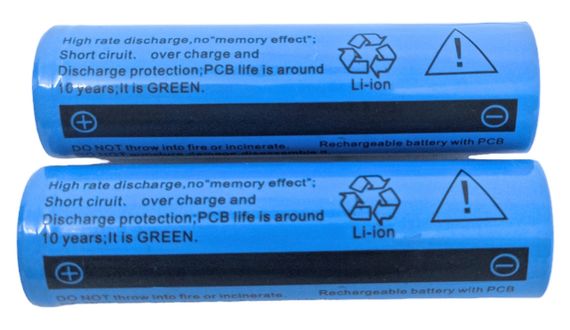 Акумулятор високострумовий комплект 2 штуки 18650 3.7 V 3500 mAh батарея літій-іонна Li-Ion UltraFire | Зображення 5