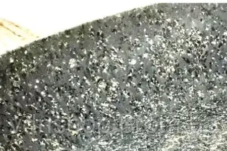 Сковорідка алюмінієва Benson BN-493 із кришкою 28см мармурове покриття | Зображення 2