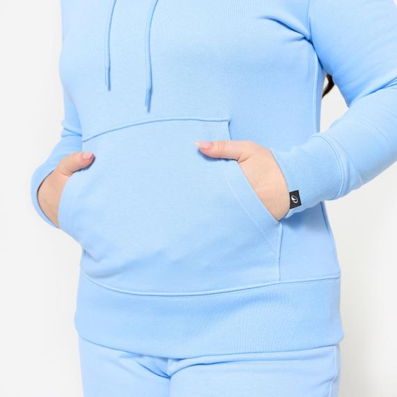 Худі жіноче світло-блакитне - 2XL | Зображення 6