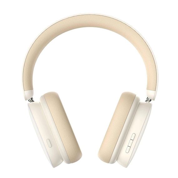 Бездротові навушники Baseus Bowie H1 Noise-Cancellation Wireless Headphones Creamy-White | Зображення 1